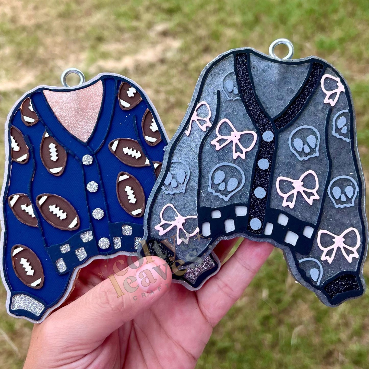 Checkered Sweater + Inserts Freshie Silicone Mold