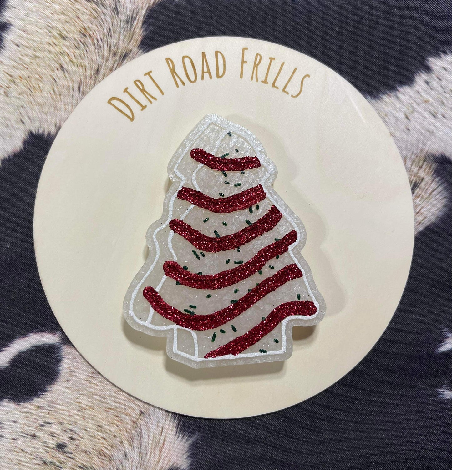 3D Christmas Snack Cake Freshie Silicone Mold