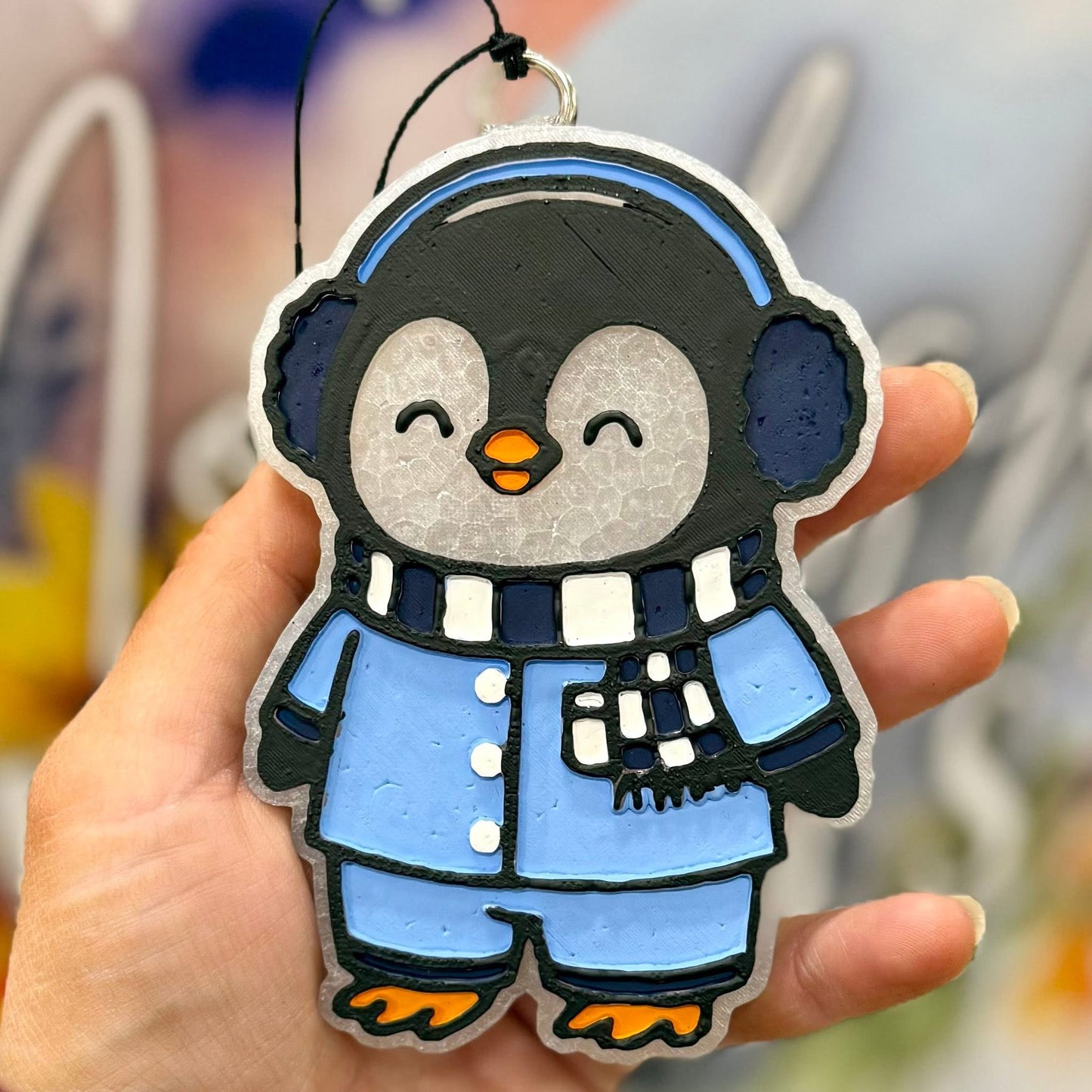 Pajama Penguin Freshie Silicone Mold