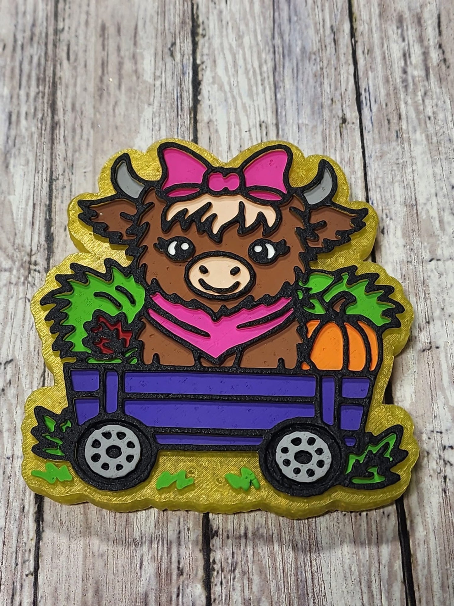 Hayride Highland Freshie Silicone Mold