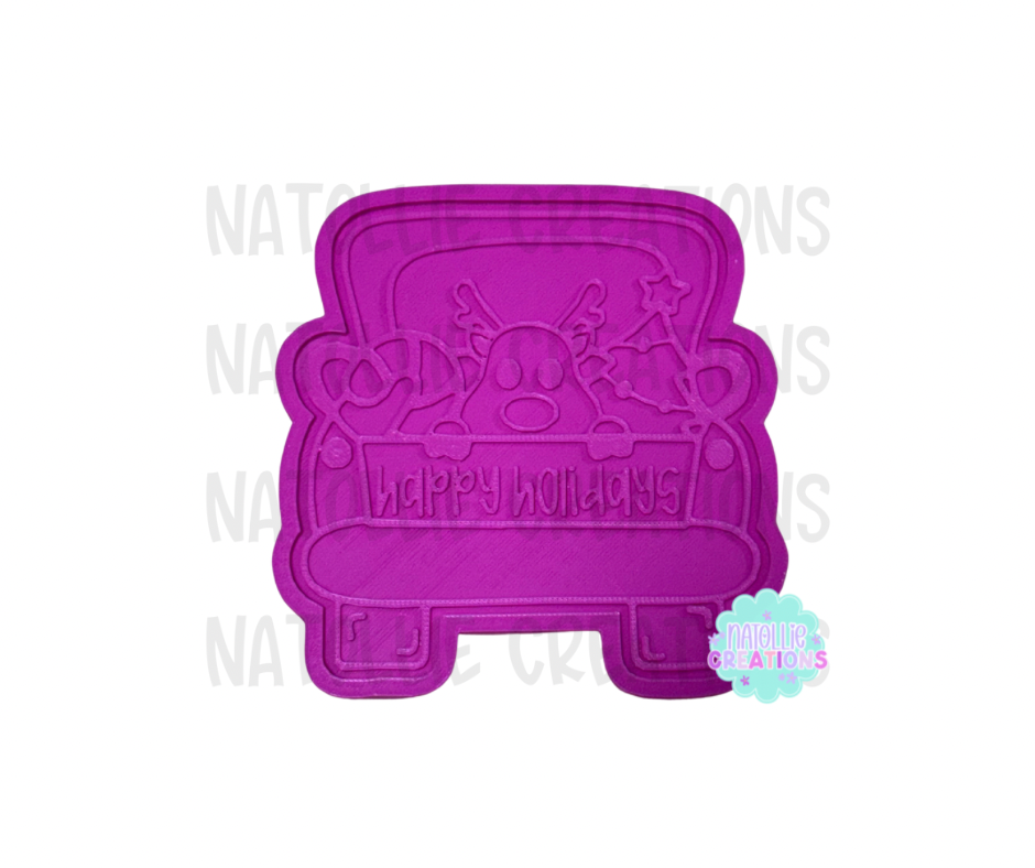 Truck + Inserts Freshie Silicone Mold