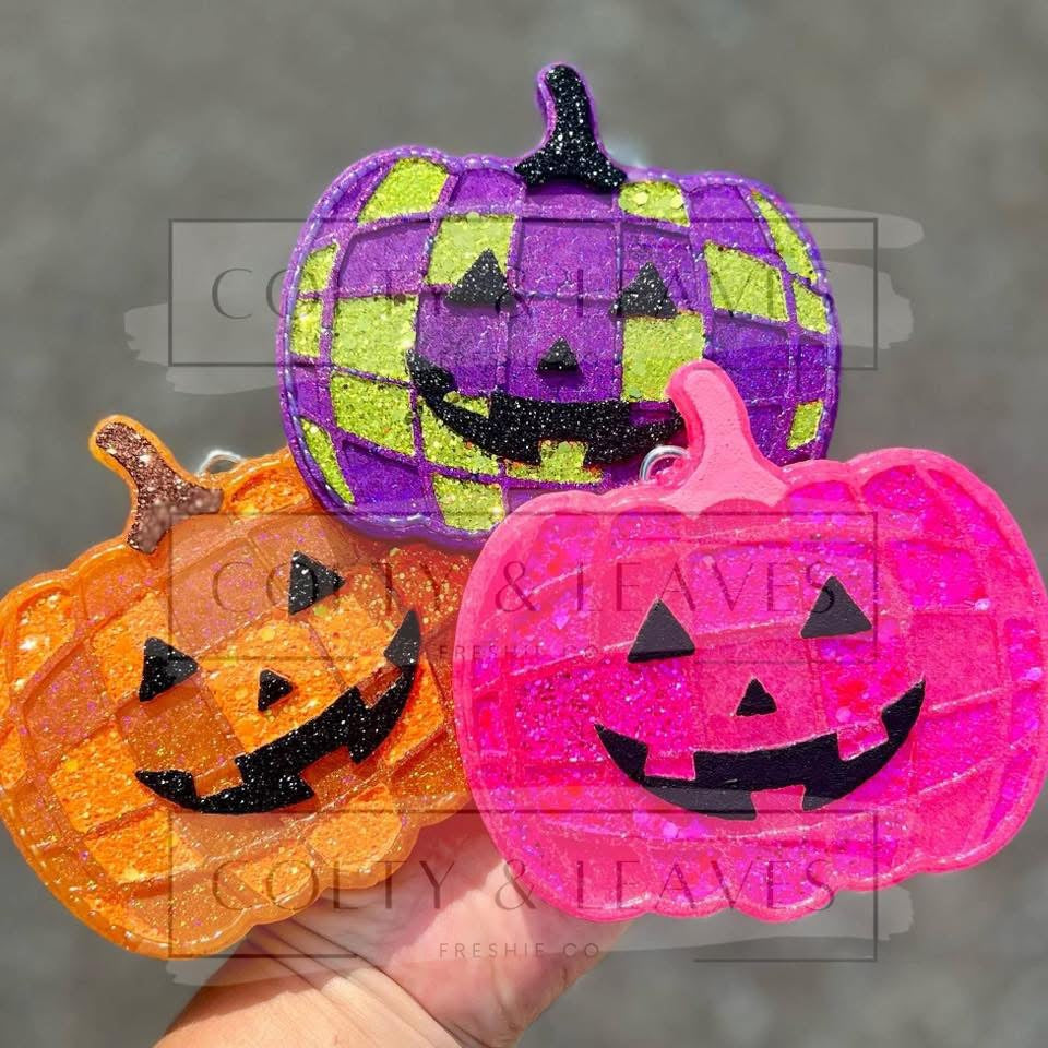 Disco Pumpkin Freshie Silicone Mold