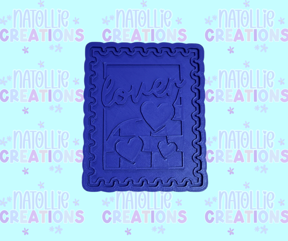 Lover Stamp Insert Freshie Silicone Mold
