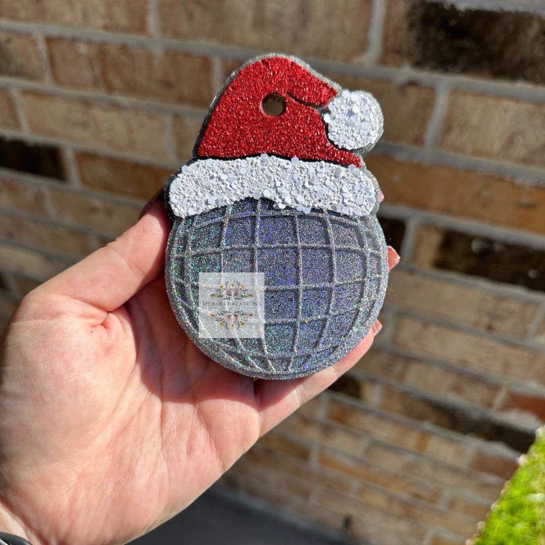 Santa Disco Freshie Silicone Mold