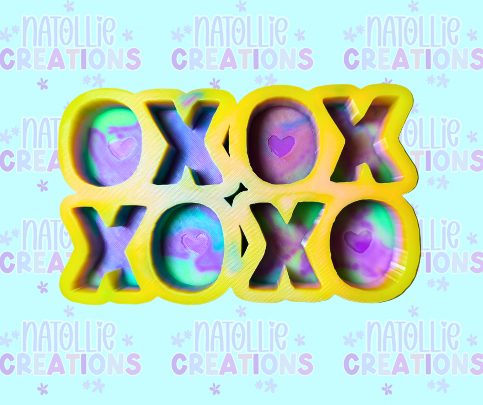 XO Vent Clip / Freshie Sample / Wax Melt Freshie Silicone Mold