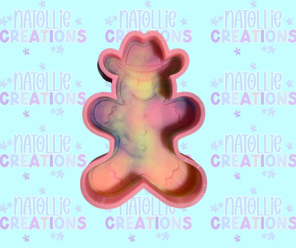 Cowboy Gingerbread Freshie Silicone Mold