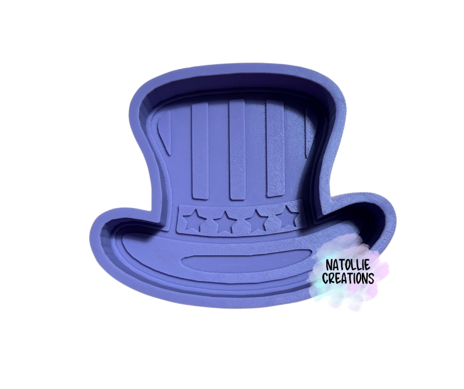 Patriotic Hat Freshie Silicone Mold