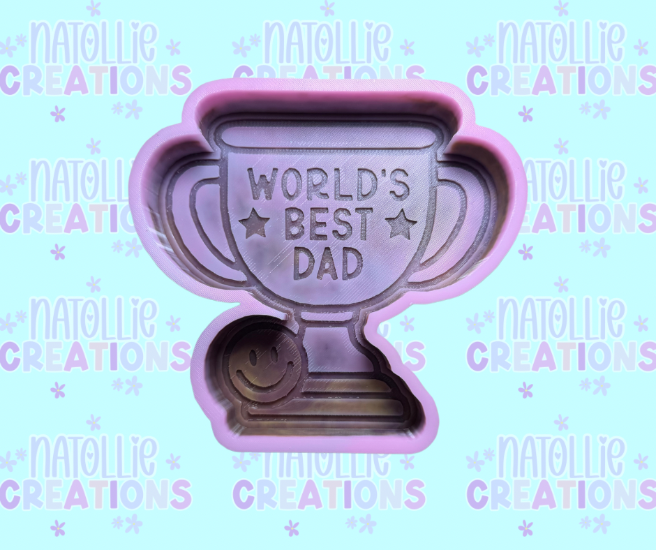 Best Dad Trophy Freshie Silicone Mold