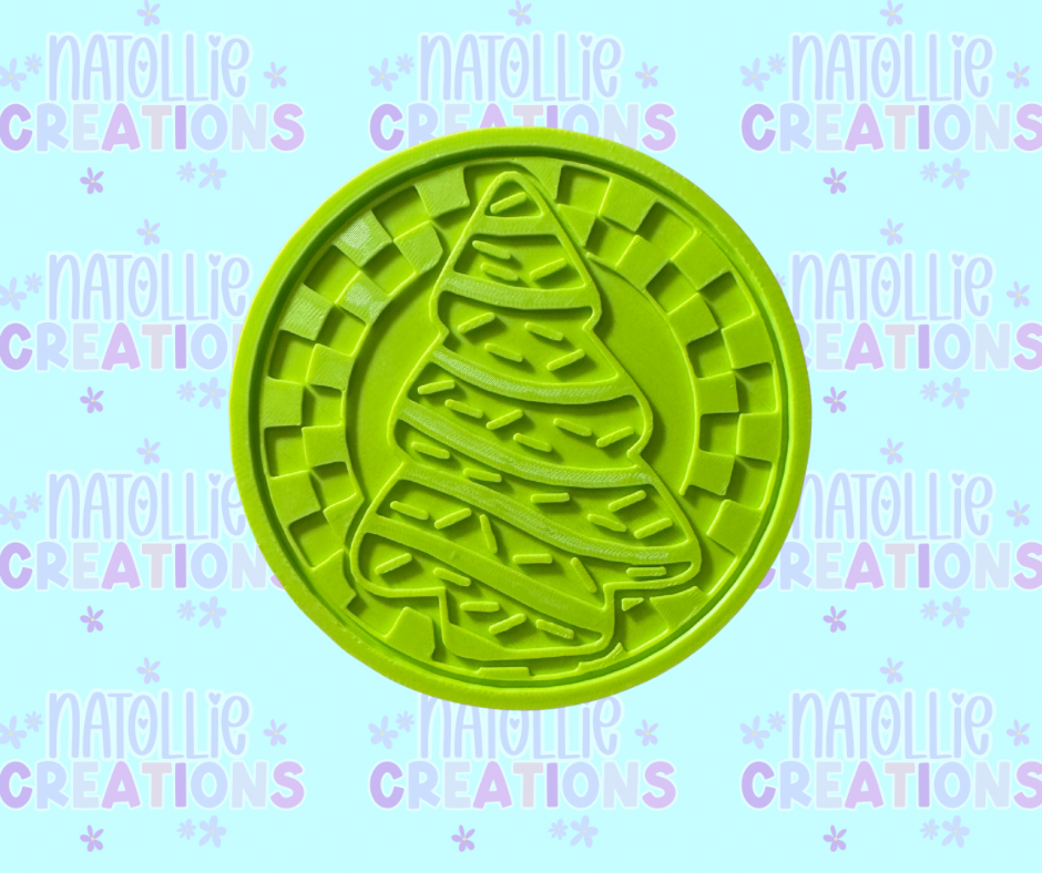 Checkered Snack Cake Insert Freshie Silicone Mold