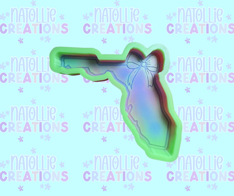 Florida W/ Bow Freshie Silicone Mold