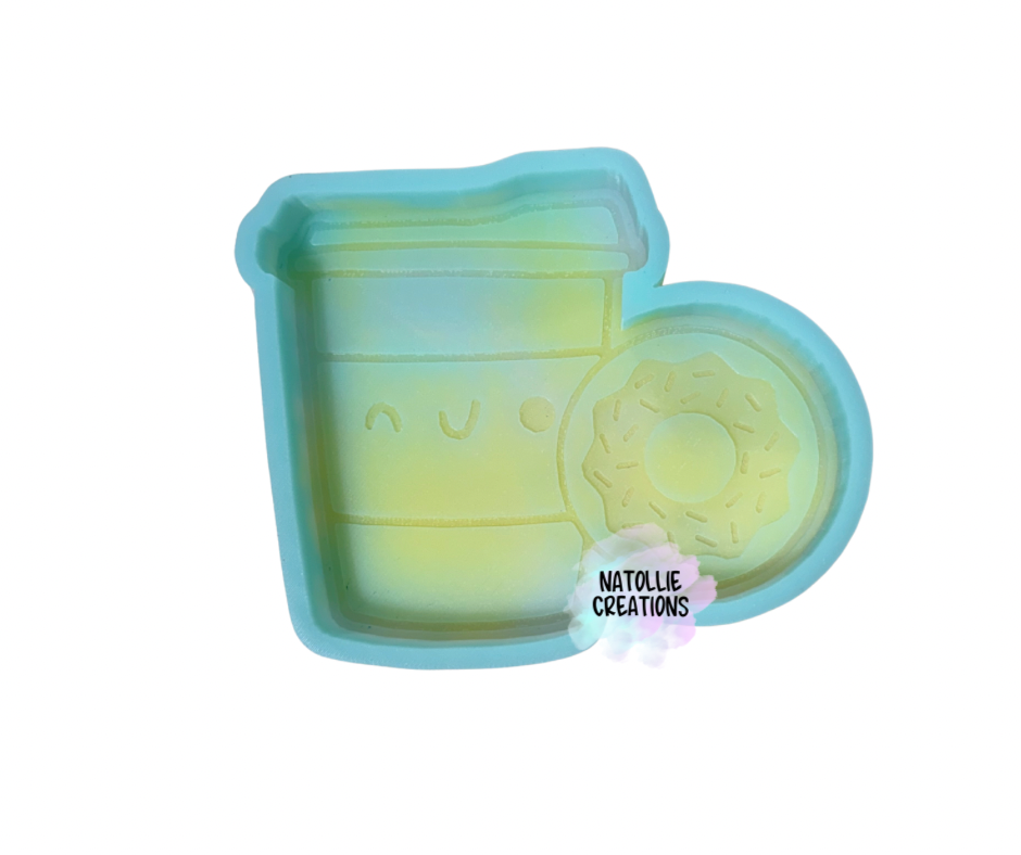 Latte & Donut Freshie Silicone Mold