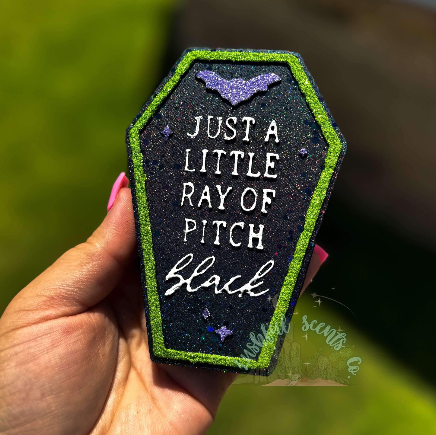 Just A Litte Ray Of Pitch Black Freshie Silicone Mold