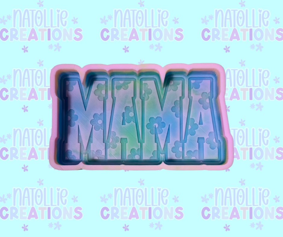 Floral Mama Freshie Silicone Mold