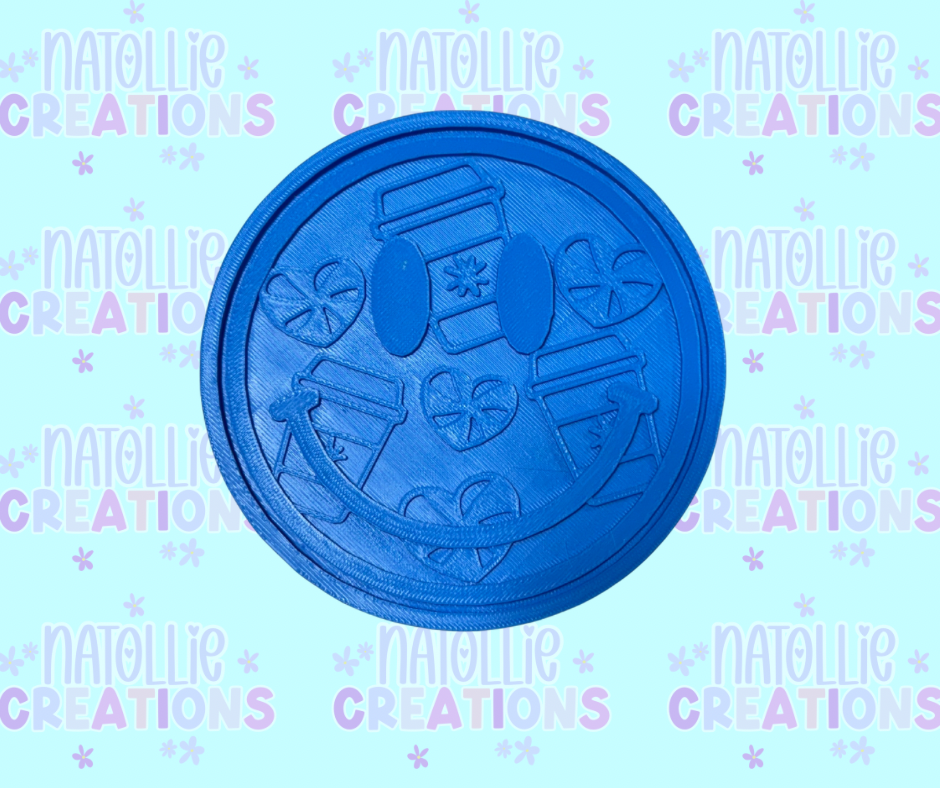 Smiley + Inserts Freshie Silicone Mold