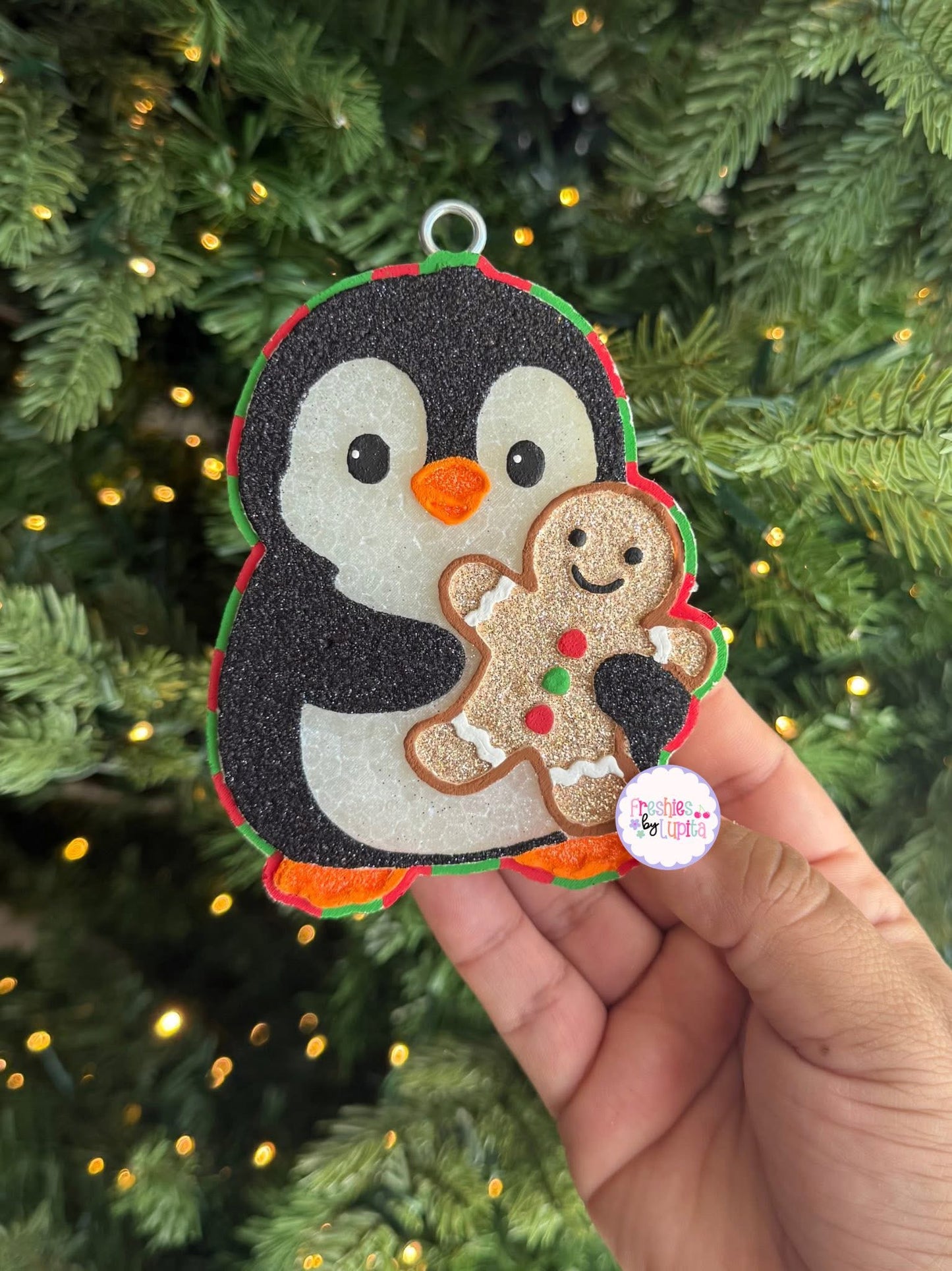 Penguin / Gingerbread Man Freshie Silicone Mold