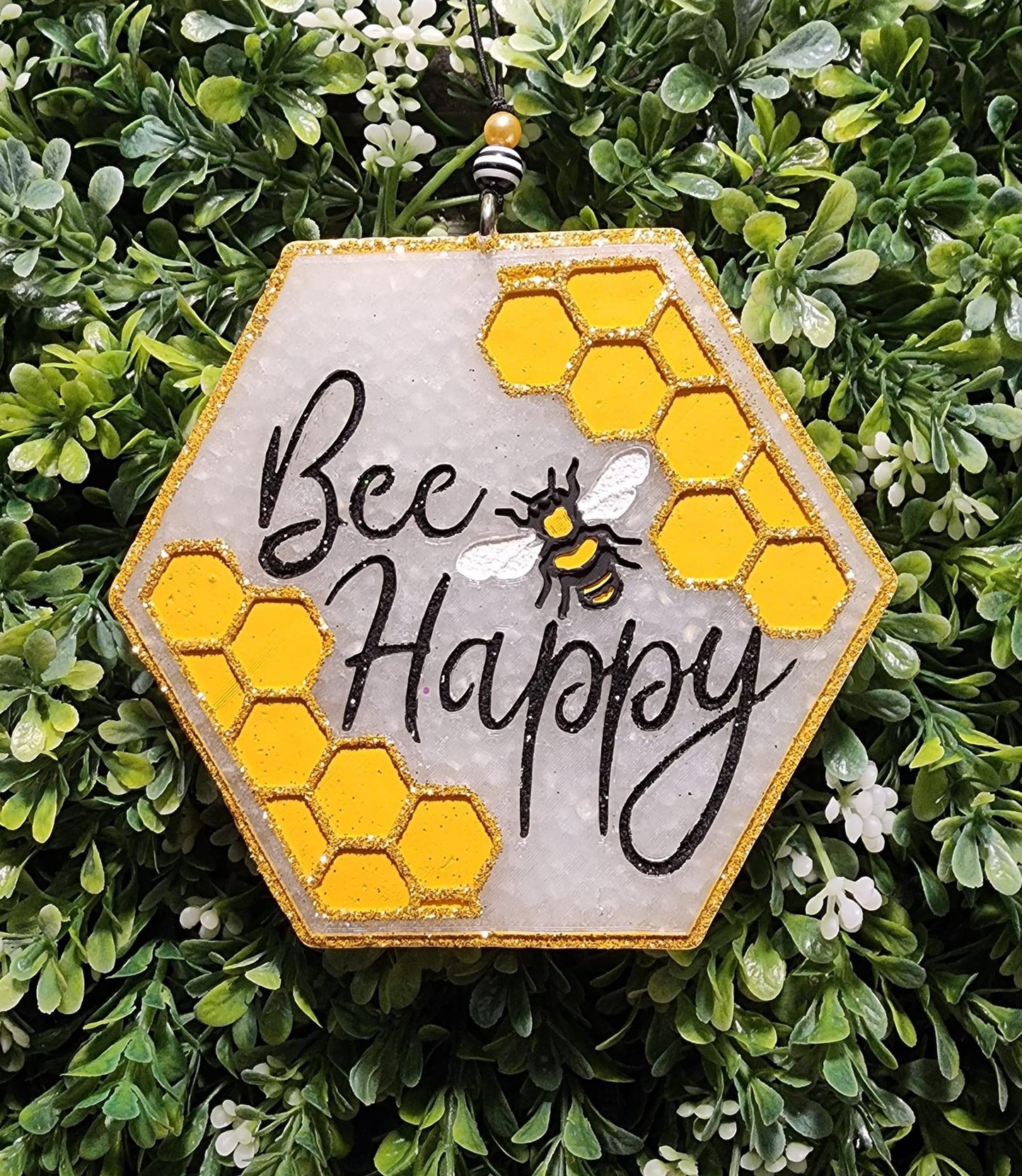 Bee Happy Freshie Silicone Mold