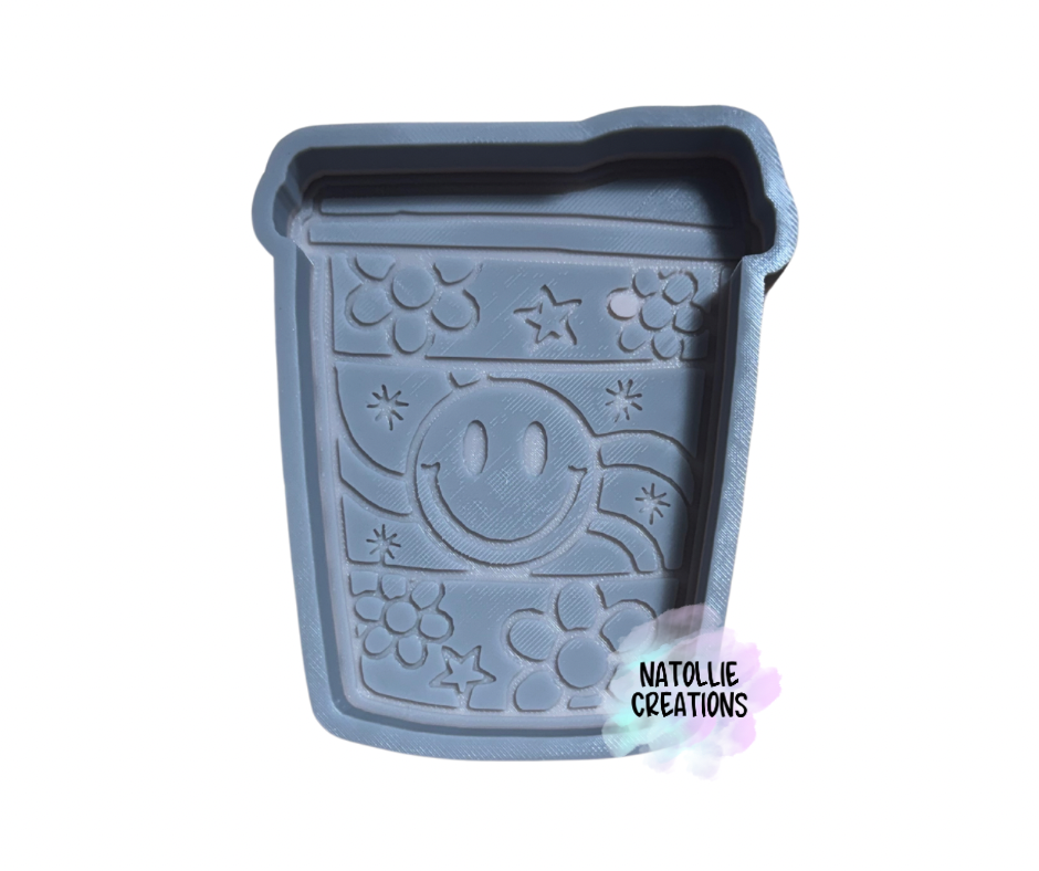 Retro Coffee Cup Freshie Silicone Mold
