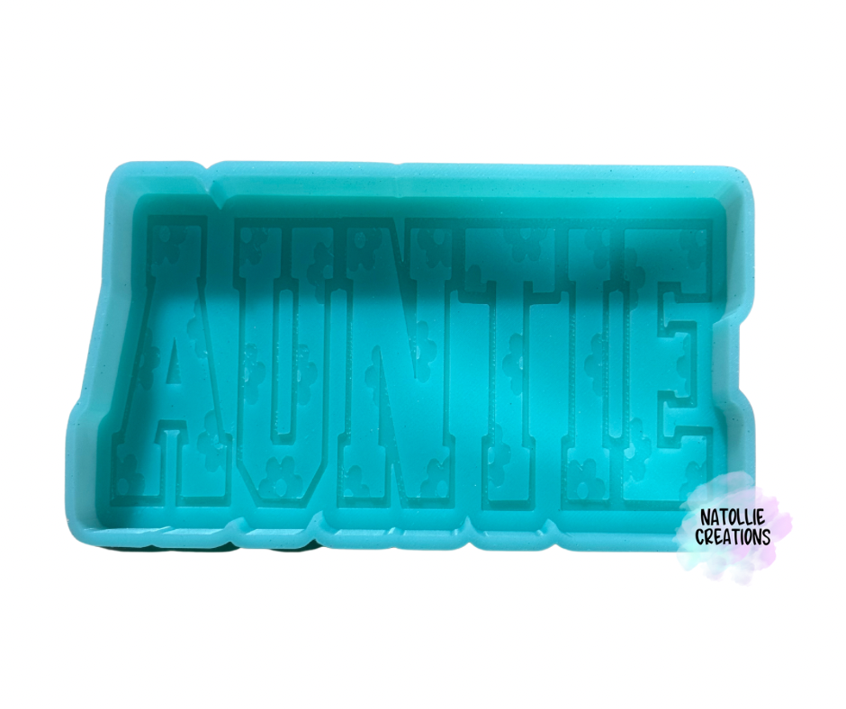 Floral Auntie Freshie Silicone Mold