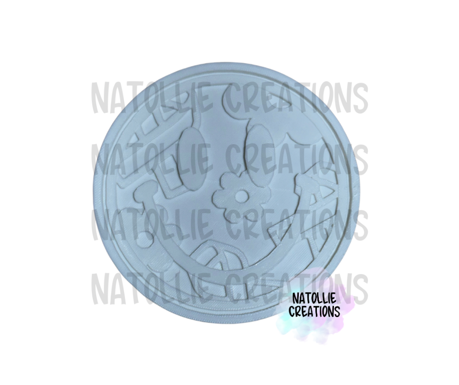 Smiley + Inserts Freshie Silicone Mold