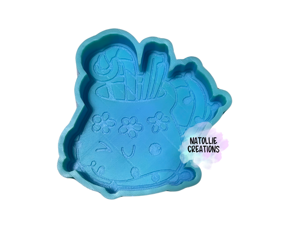 Christmas Talavera Barrito Freshie Silicone Mold