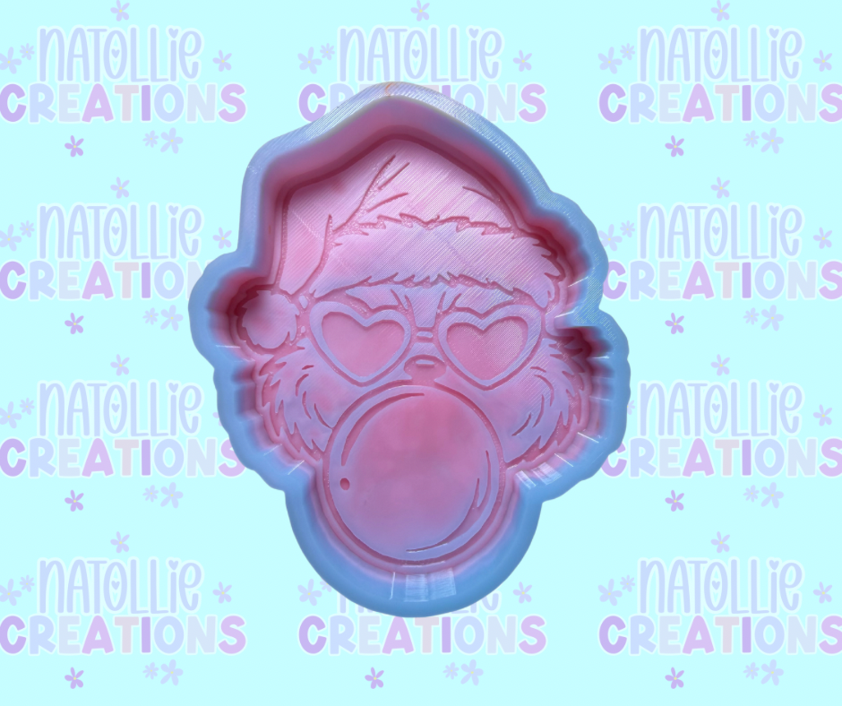 Bubble Blowing Grouch Freshie Silicone Mold