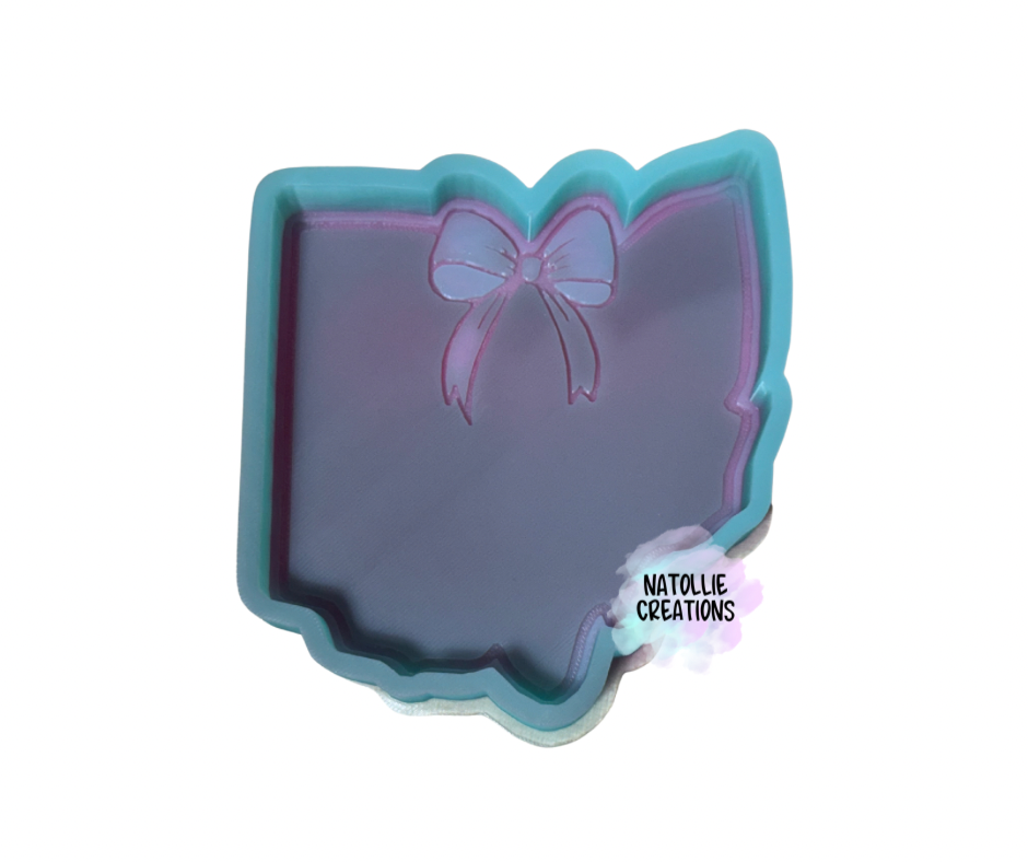 Ohio W/ Bow Freshie Silicone Mold