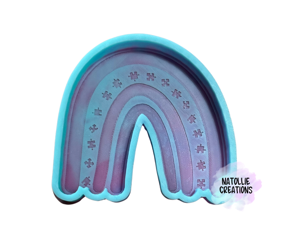 Autism Rainbow Freshie Silicone Mold