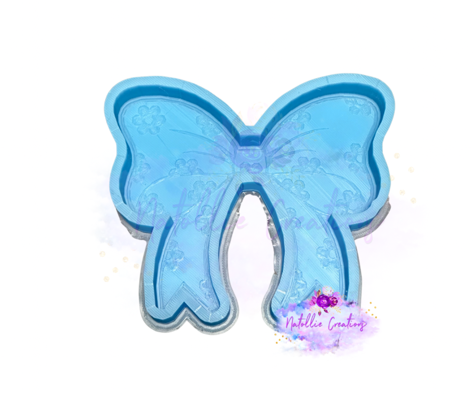Floral Bow Freshie Silicone Mold