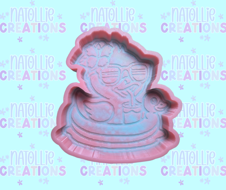 Summer Duck Freshie Silicone Mold