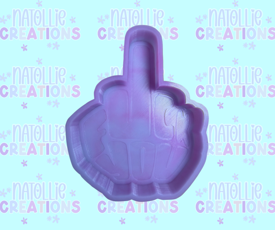 Fuck You Hand Freshie Silicone Mold