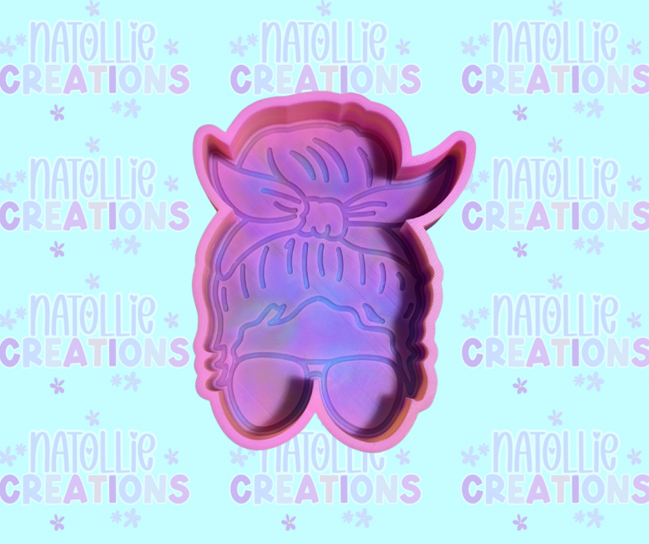 Mom Bun Freshie Silicone Mold
