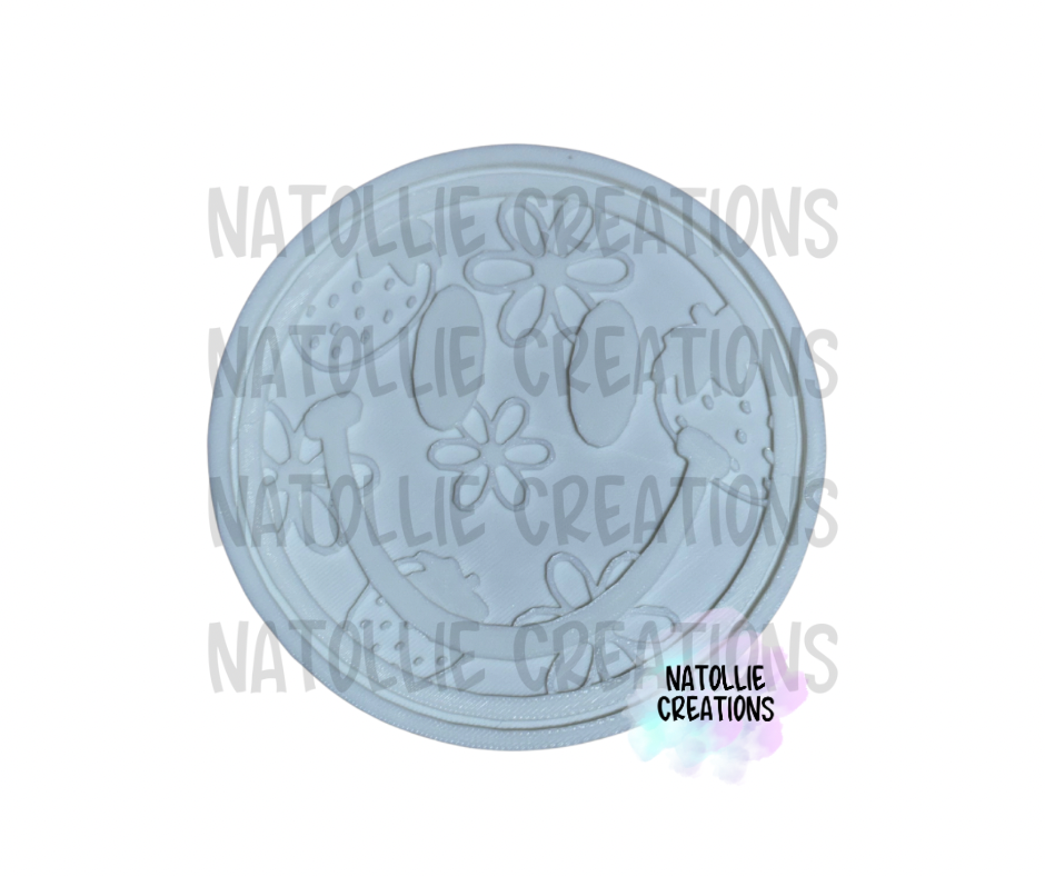Smiley + Inserts Freshie Silicone Mold