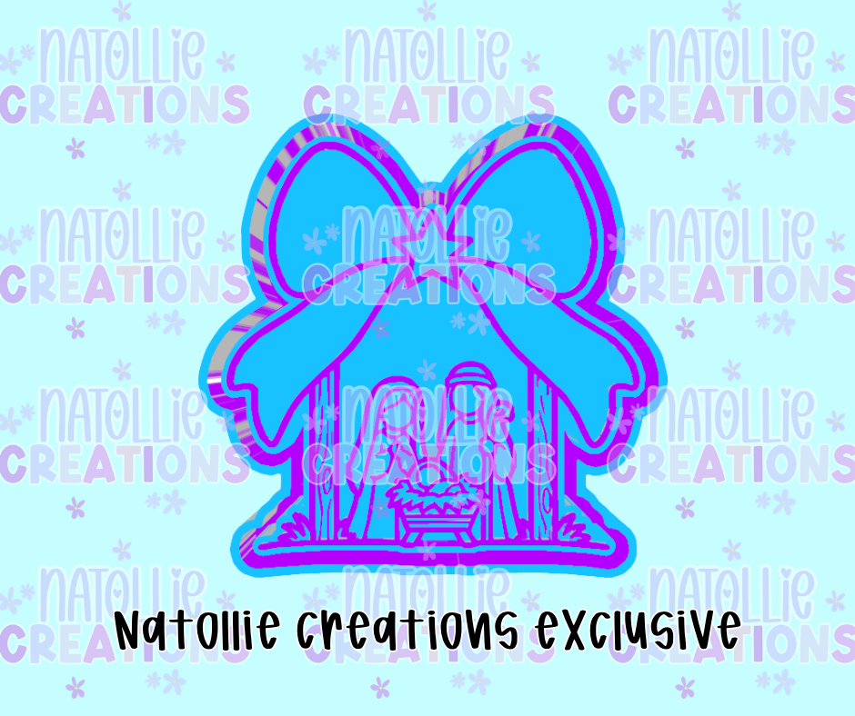 Bow Nativity Scene Freshie Silicone Mold