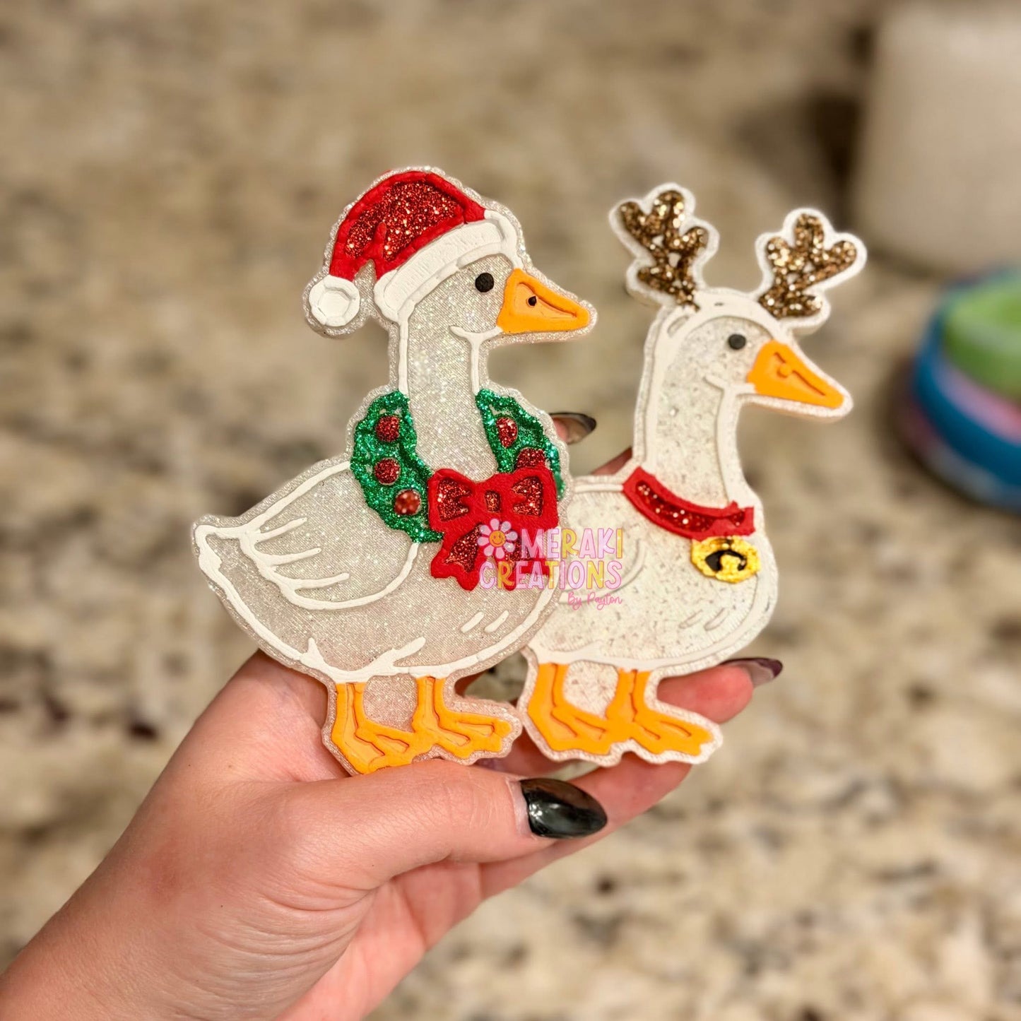 Reindeer Goose Freshie Silicone Mold