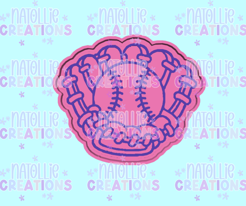 Baseball Mitt Freshie Silicone Mold