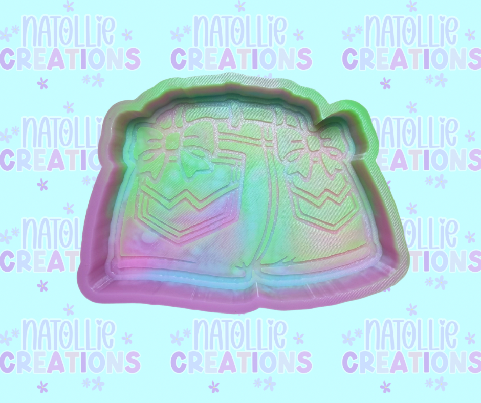 Shorts W/ Bow Freshie Silicone Mold