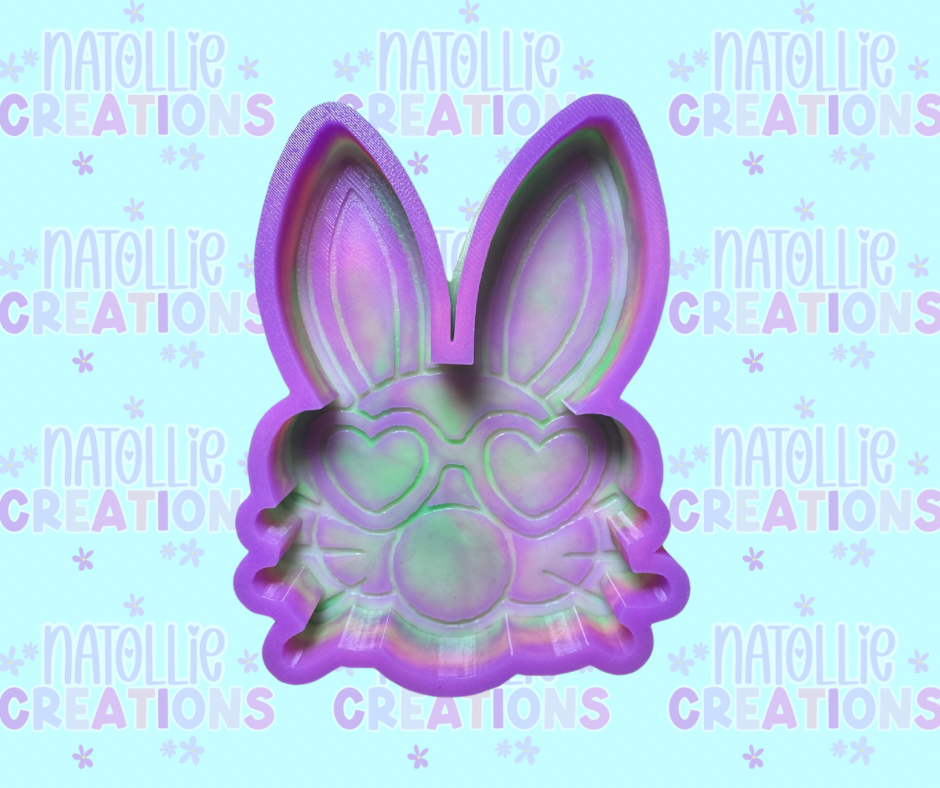 Bubble Blowing Bunny Freshie Silicone Mold