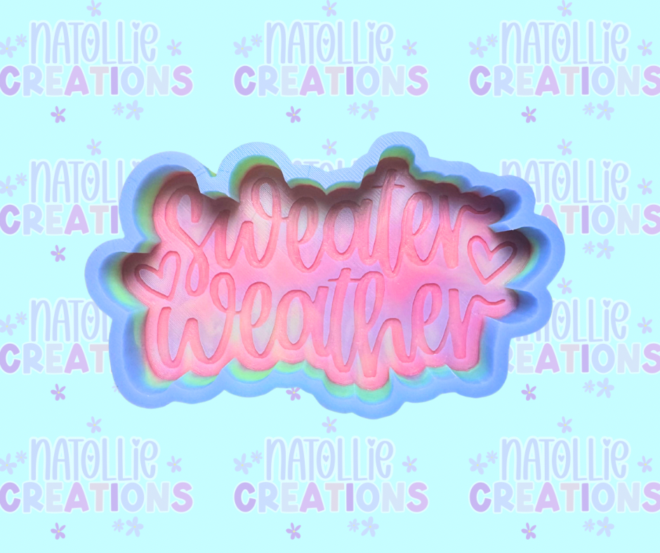 Sweater Weather Freshie Silicone Mold