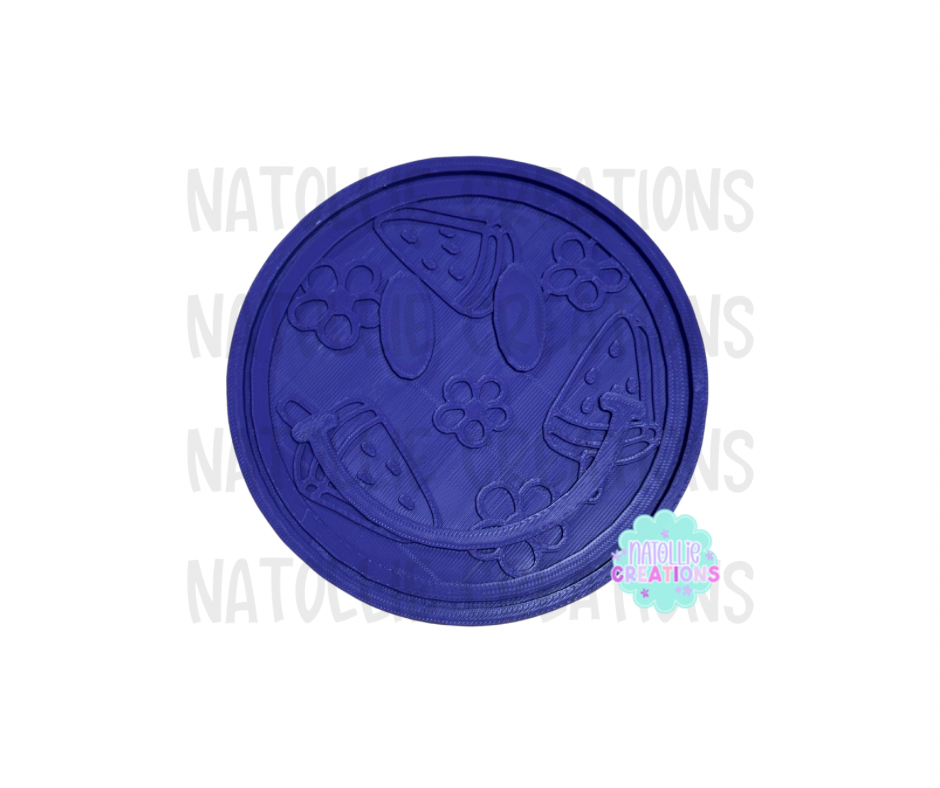 Smiley + Inserts Freshie Silicone Mold