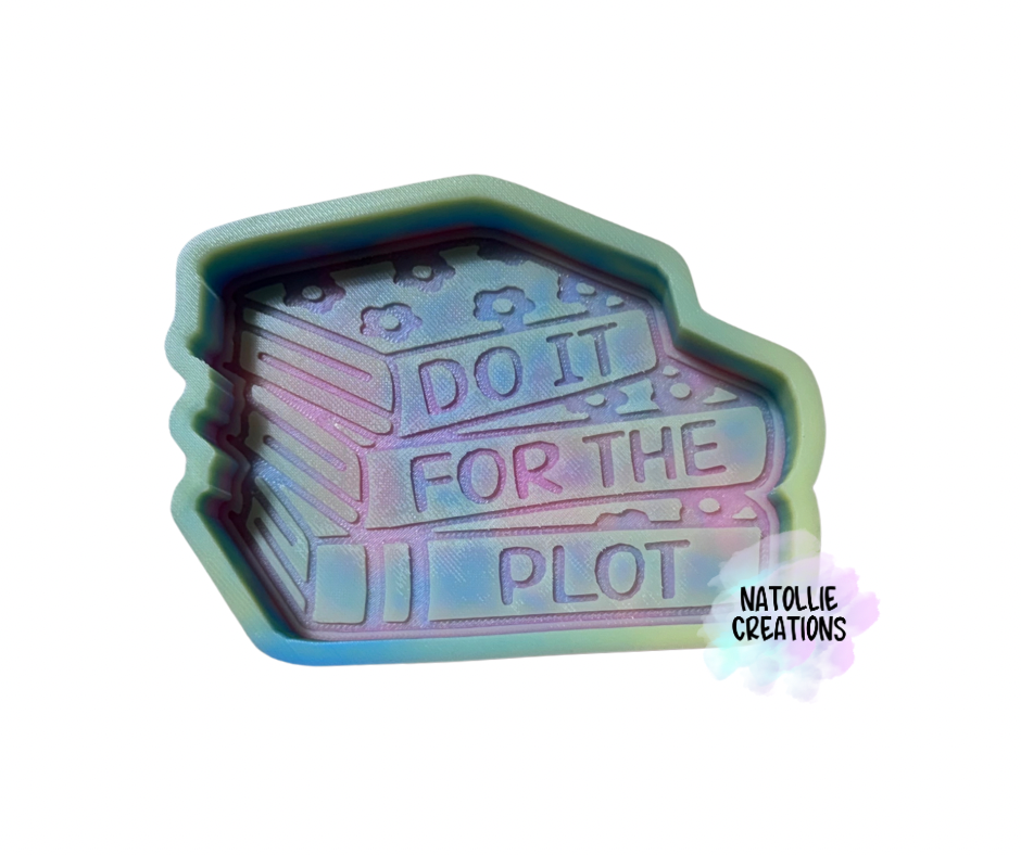 Do It For The Plot Book Freshie Silicone Mold