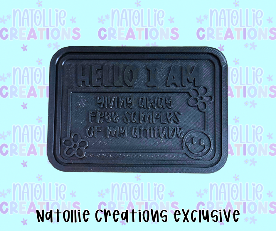 Hello I Am Giving Away Free Samples Insert Freshie Silicone Mold