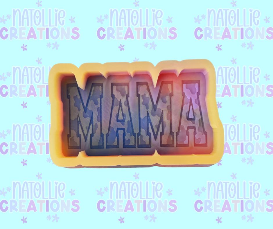 Cow Print Mama Freshie Silicone Mold