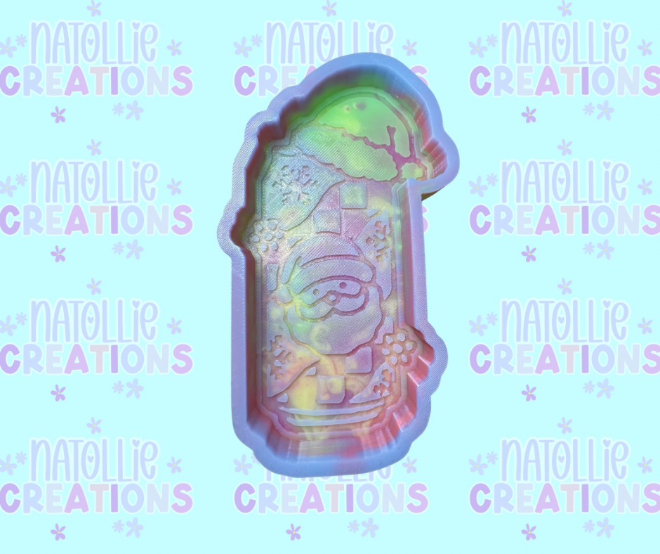 Groovy Santa Can Freshie Silicone Mold