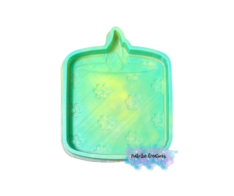Floral Candle Freshie Silicone Mold