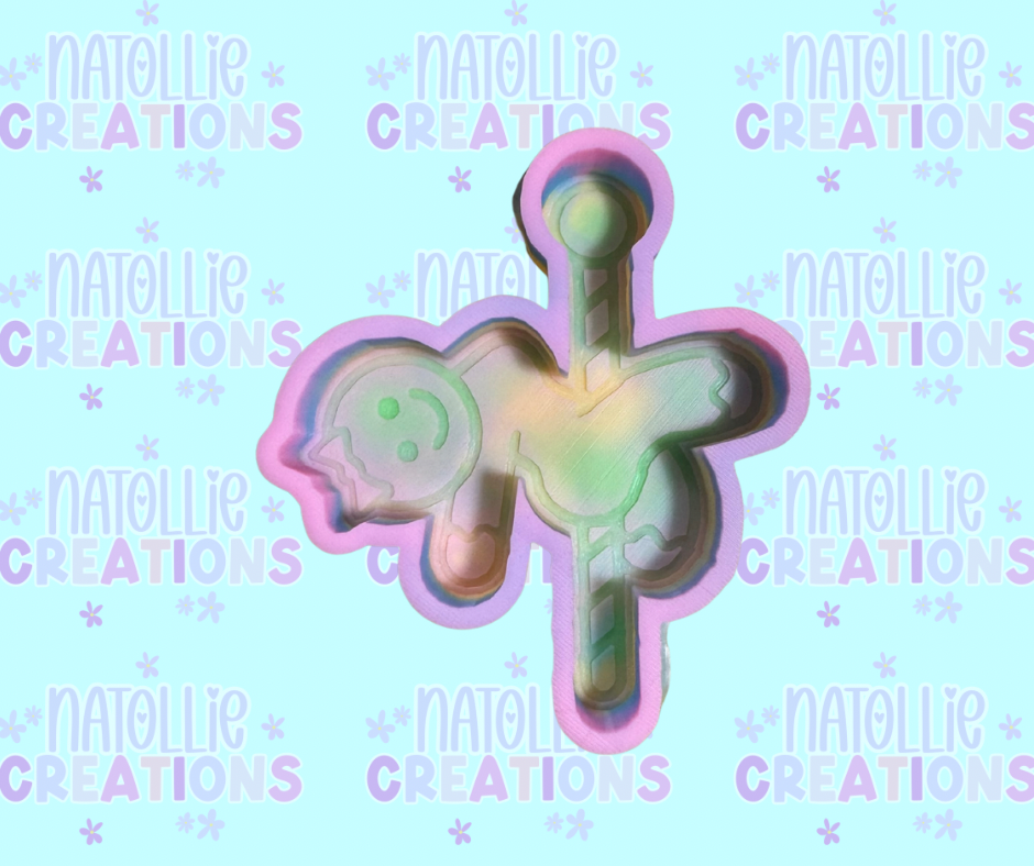 Naughty Gingerbread Freshie Silicone Mold