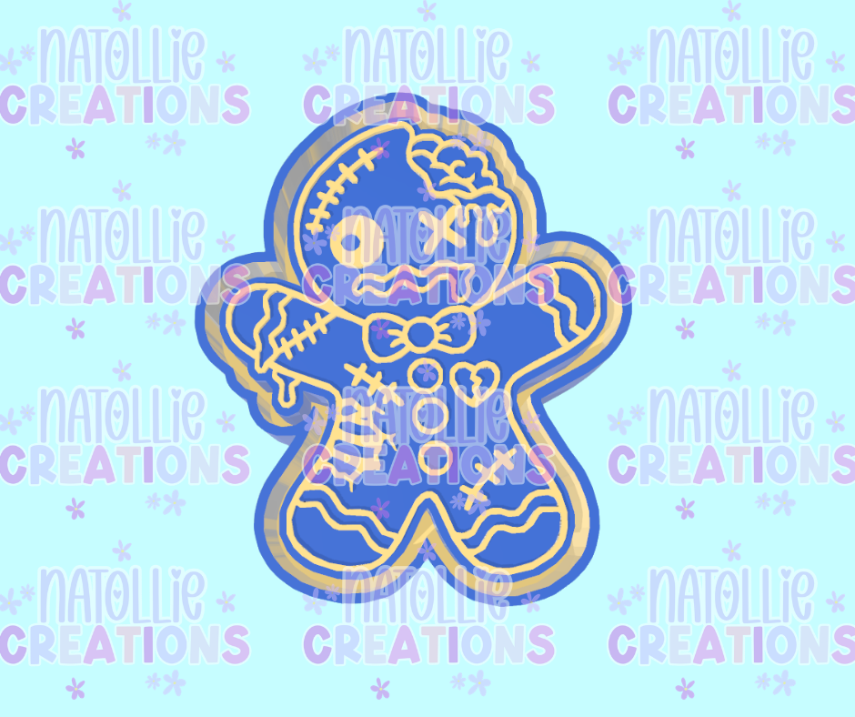 Spooky Gingerbread Freshie Silicone Mold