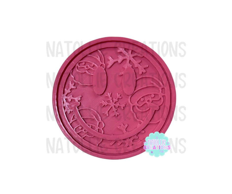 Smiley + Inserts Freshie Silicone Mold