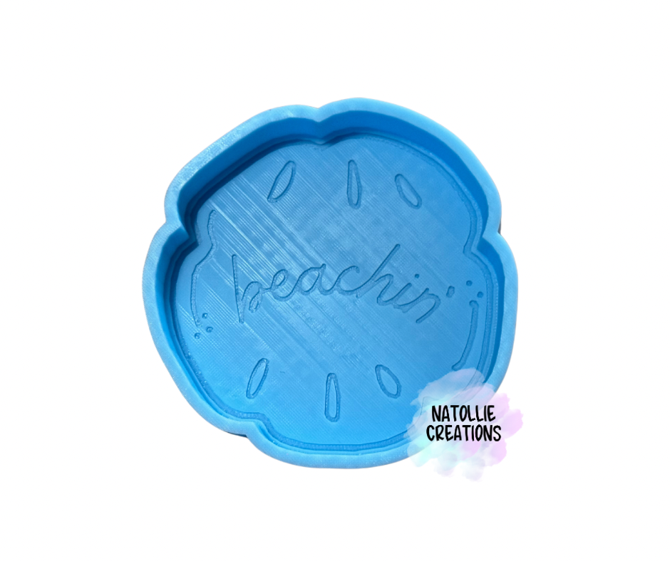 Beachin’ Sand Dollar Freshie Silicone Mold