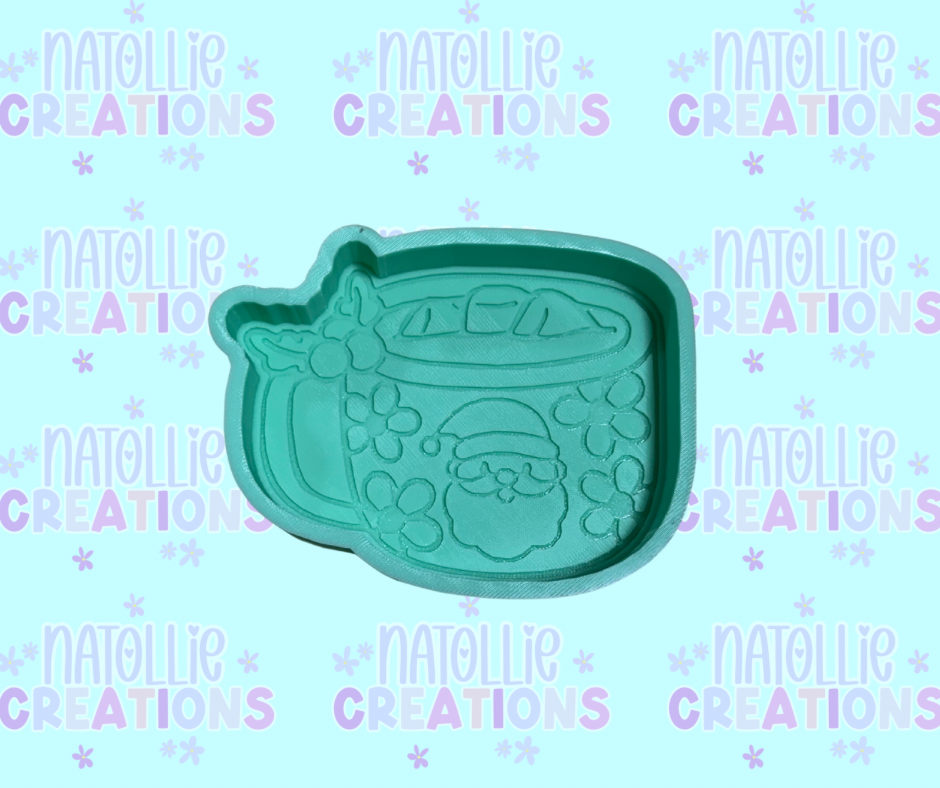 Mug W/ Santa Freshie Silicone Mold