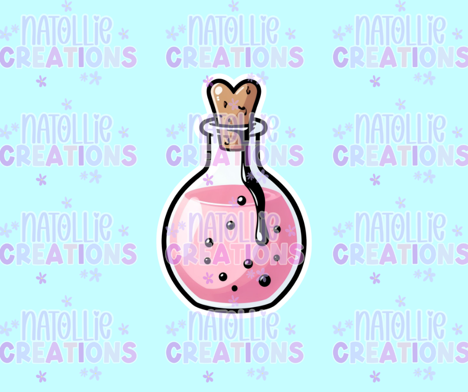 Potion Bottle Die Cut Sticker